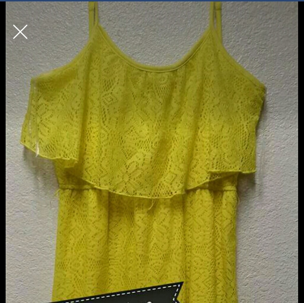 Summer Dress yellow. 1X